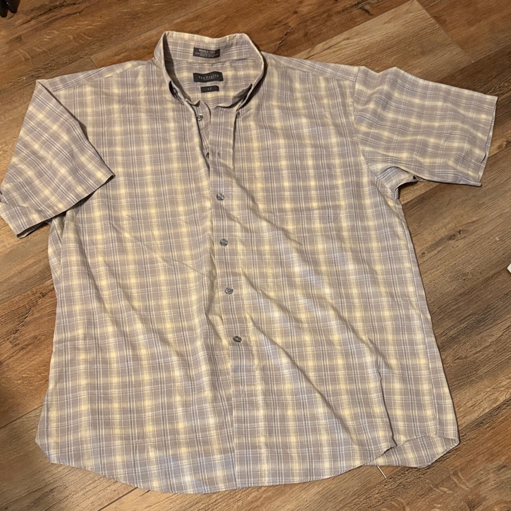 Van Heusen Plaid Button Down Shirt
